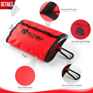 Personalizado <span class=keywords><strong>Mini</strong></span> botiquín de primeros auxilios <span class=keywords><strong>Hotel</strong></span> Basic 60PCS Artículos promocionales Primer <span class=keywords><strong>kit</strong></span> Bolsa completamente cargada para el hogar al aire libre con CE Aprobado - Product Image 4