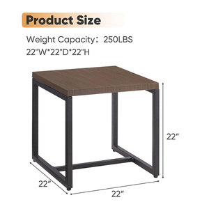 Meubles de salon ODM OEM d'usine, étagères de rangement pour canapé, table d'appoint, table d'appoint pour salle à manger et appartement - Product Image 3
