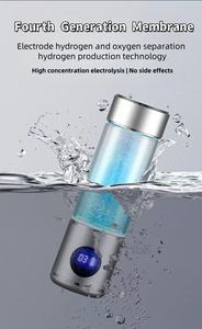 Ionizzatore d'Acqua a Idrogeno Ricaricabile 4000ppb, Bottiglia Generatrice di Acqua Idrogenata con Schermo LED e Tecnologia SPE/PEM, 300ml - Product Image 2