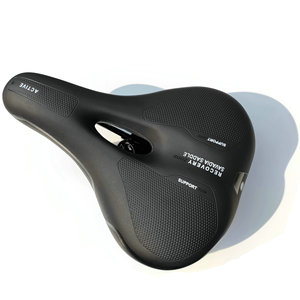 Sillín de Bicicleta con Orificio Central, Suave y Absorbente de Impactos, para Bicicleta de Montaña, Unisex, para Adultos, Negro, Rojo, Azul, para Todas las Estaciones, Cómodo - Product Image 1