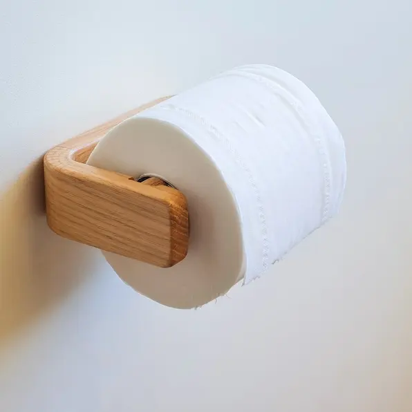 Badkamer Hout Tissue Papier Hanger Wand Gemonteerde Wc Rol Papier Houder Wand Gemonteerde Tissue Box Toiletpapier Rolhouder