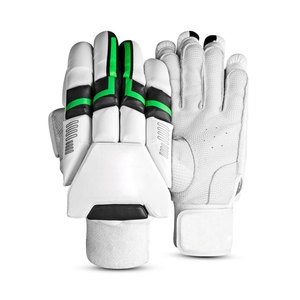 ถุงมือตีคริกเก็ต หนังคุณภาพสูง เป็นมิตรกับสิ่งแวดล้อม ปิดด้วยหัวเข็มขัด ระบายอากาศได้ดี ทนทาน กันลื่น น้ำหนักเบา - Product Image 4