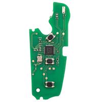 KEYDIY KD ZB09 - Placa PCB para Llave Inteligente de 3 Botones para Audi, Solo PCB, Sin Transpondedor, Proximidad/Sin Llave, 5 Unidades/Lote