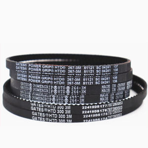 Gates HTD 3M cinghia dentata cinghia dentata in gomma sincrona larghezza fatta su misura lunghezza 324 327 330 333 336 339 342 345 351 357 - Product Image 5