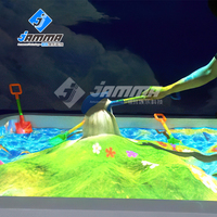 Projecteur interactif 3d de PROJECTION de plage magique, jeux 3d immersif AR VR simulateur jeux interactifs d'intérieur pour enfants