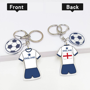 Set de Llaveros de Acrílico con Camisetas de los Jugadores del Equipo, Paquete de Once Jugadores en una Caja de Exhibición - Product Image 5