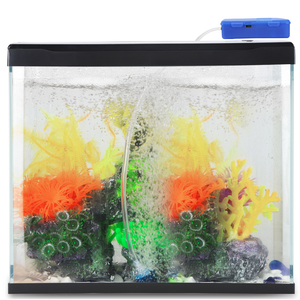 Bomba de Ar Portátil para Aquário a Pilha, Cilindro de Plástico ABS Cinza Azul, Acessório Ecológico para Tanque de Peixes - Product Image 5