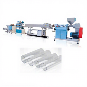 Extrudeuse monovis à commande PLC certifiée CE ISO pour la production de tubes et tuyaux d'emballage en plastique transparent <span class=keywords><strong>PC</strong></span>/PVC - Product Image 1