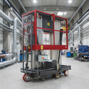 Plateforme de travail aérien hydraulique monoposte en aluminium certifiée CE ISO 6-12m pour une personne - Prix de gros - Product Image 4