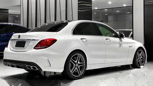 Chất Lượng Cao Cơ Thể Kit Mới Chuyển Đổi Cho Mercedes C-Class W205 2015 2018 Nâng Cấp Để W206 AMG C63 Với Mui Xe Fender Bumper Lưới Tản Nhiệt - Product Image 5