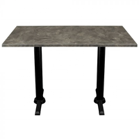Base de table extérieure en fonte moulée pour usage industriel et commercial, idéale pour restaurants, hôpitaux et hôtels