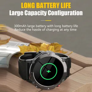 LF26 MAX Smart Sports Watch 1.32'' Full-Touch Screen BT GPS Fitness Heart Rat Monitor Watches Wearable Devices Smartwatch