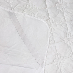 Protector de colchón acolchado Floral con relleno de poliéster de bambú impermeable para el hogar, Hotel, Sábana bajera, falda, <span class=keywords><strong>funda</strong></span> de cama elástica - Product Image 5