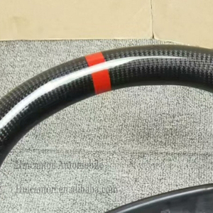 พวงมาลัยรถ F150 Ford Raptor สีดำแบบเจาะรูทำจากคาร์บอนไฟเบอร์ - Product Image 4