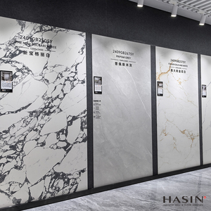 Design moderno 1200x2400 lastra di <span class=keywords><strong>pietra</strong></span> sinterizzata a grana calcarea per appartamento in marmo opaco pavimento porcellana piastrelle di sfondo da parete - Product Image 2