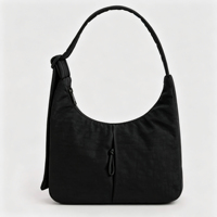 Sac à main pour femme en polyester tendance avec deux sangles antivol ouvertes, logo personnalisé, sac de plage, sac de shopping