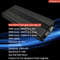 Amplificateur de subwoofer de voiture dynamique 0,5 ohm 3K style coréen, monobloc, RMS 3000W, classe D, max 1 ohm, SPL, basses puissantes, amplificateur SPL pour voiture