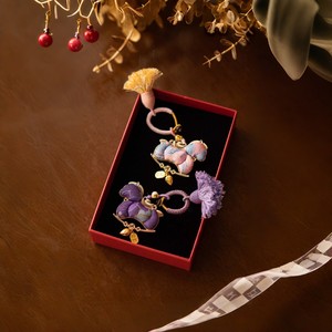 Ciondolo Songjin a forma di piccolo cavallo, realizzato a mano, con ciondolo zodiacale Songjin a forma di cavallo, da appendere a borse e veicoli, con nappa, stile antico - Product Image 4