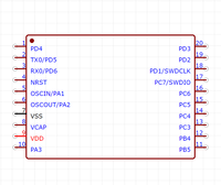 Microcontrolador de Ultra Bajo Consumo Macrosilicon MS8006 con Cortex-M0+ de 32 bits, 64K Flash/4K SRAM, 2.4V-5.5V, 24MHz, Paquete TSSOP-20 SMT