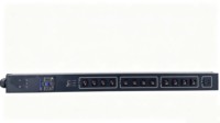 Unidad de Distribución de Energía (PDU) Trifásica con 12 Tomas P34 y Interruptor de Circuito Maestro Hidromagnético para Sala de Datos