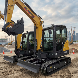 รถขุดตีนตะขาบขนาดเล็ก XE60G ประหยัดน้ำมัน 6 ตัน ถังขนาด 0.23 ลูกบาศก์เมตร กำลัง 39.8 กิโลวัตต์ เหมาะสำหรับงานก่อสร้างในฟาร์ม - Product Image 1