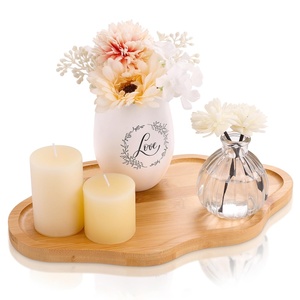 Wooden Decorative Serving <b>Tray</b> Cloud Jewelry & Trinket Dish Coffee Table Home Decor for Candles <b>Perfume</b> More - Product Image 1
