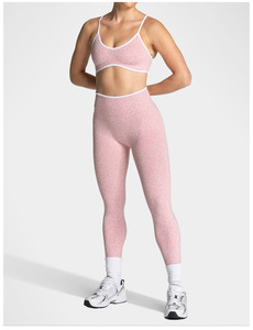 Ensemble de sport pour femmes, taille plus, réversible, yoga, entraînement, fitness, solide, sans couture, 6 pièces - Product Image 6