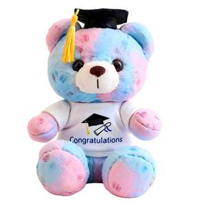 Venta al por mayor en STOCK: Nuevo peluche de oso de peluche de 23 cm, suave, lindo, Kawaii, de <span class=keywords><strong>dibujos</strong></span> <span class=keywords><strong>animados</strong></span>, de animales de graduación, juguete de peluche. - Product Image 2