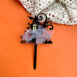 Decoración <span class=keywords><strong>de</strong></span> Halloween <span class=keywords><strong>de</strong></span> Acrílico Impreso Ins Fengcai, Adorno <span class=keywords><strong>de</strong></span> Pastel <span class=keywords><strong>de</strong></span> Halloween con Ambiente <span class=keywords><strong>de</strong></span> Terror - Product Image 5