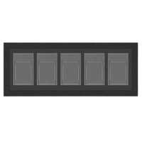 2 Bingkai Display untuk Penyangga Magnetik Satu Sentuhan Koleksi Kartu TCG