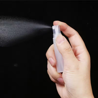 Livraison rapide, flacon pulvérisateur de parfum miniature en plastique transparent à clipser, vide, 2 ml, 3 ml, 4 ml, 5 ml, pour échantillon, test, atomiseur