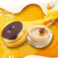 주문 비타민 C 철저한 Vegan 주의자 자연적인 꿀 입술 크림 유기 습기를 공급 매끄러운 반대로 주름 입술 크림