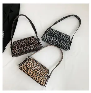 Kazze Wholesale Fashionable And Trendy Leopard Print Texture Small Square Bag Retro Simple Shoulder Bag