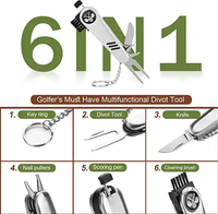 Ensemble d'accessoires de golf d'extérieur Pochette Cadeaux de golf Ensemble pour hommes et femmes Club de golf Gadgets Kits Case