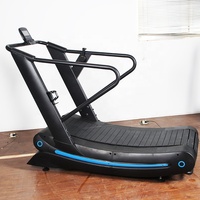 Oferta Especial: Caminadora Curva Mecánica sin Motor con Pantalla LCD para Gimnasio Comercial y Fitness