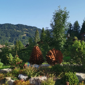 Cono de Pino Grande de Acero Corten <span class=keywords><strong>para</strong></span> Jardín - Product Image 2