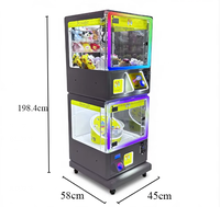 Machine à griffes commerciale grande capacité avec armoire métallique, alimentation directe usine, espagnol/anglais, 110/220V, pour jeu de distribution de peluches et poupées