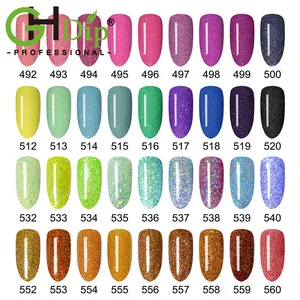 Custom Private Label Chrome Nail Powder Color Matching Gel Polish Lacquer
