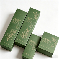 Boîte et emballage de bougies vides recyclables avec logo personnalisé, impression de logo, boîte en papier kraft coloré avec inserts pour cosmétiques et soins de la peau