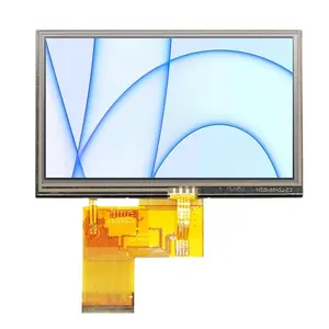 Módulo de pantalla LCD IPS de paisaje de 4,3 pulgadas, 480x272, compatible con interfaz RGB con panel táctil resistente