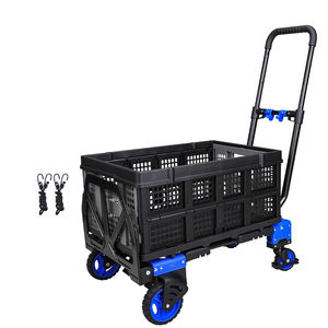 हॉट सेलिंग 137 किलो/68 किलो/68 किलोग्राम भार भार वाले एल्यूमीनियम हैंड ट्रक फोल्डेबल हैंड ट्रॉली - Product Image 2