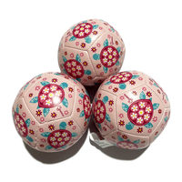 Ballon souple en PU de 4 pouces, rembourré de coton PP, style Hacky Sack, mini ballon de rugby, imprimé dessin animé, jouets souples pour enfants, vente en gros