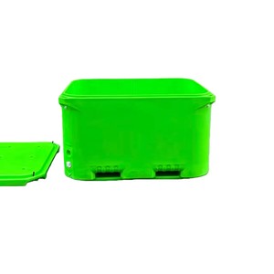 Conteneur isotherme en plastique <span class=keywords><strong>de</strong></span> 1000L avec couvercle épais et compresseur, réutilisable pour l'élevage <span class=keywords><strong>de</strong></span> poissons et <span class=keywords><strong>de</strong></span> tortues, idéal pour l'industrie et le transport <span class=keywords><strong>de</strong></span> denrées alimentaires - Product Image 2