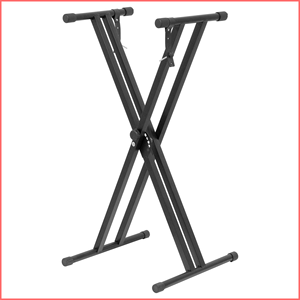 KS-2 楽器用デジタルピアノキーボード用X型スタンド 高品質キーボードスタンド - Product Image 1