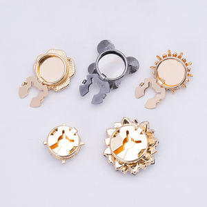 男性用ボタンカバーカフスシャツ用カスタムパールラインストーン装飾亜鉛合金メッキ環境に優しい女性用 - Product Image 4