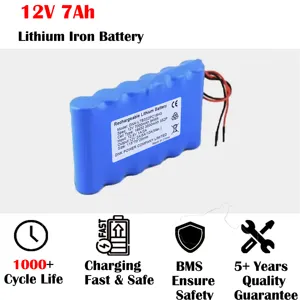 Lithium-Ionen-Batterien 12 V 7 Ah 84 Wh Batteriepacks für Solar 12 V 24 V 48 V 10 Ah 25 Ah 30 Ah 45 Ah 60 Ah