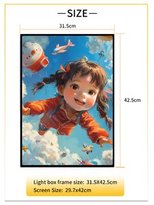 A3 kích thước siêu mỏng LED hộp đèn quảng cáo khuyến mại LED dấu hiệu - Product Image 5