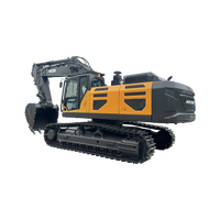 Excavatrice sur chenilles lourde TJ600 de 60 tonnes - Pelle minier haute puissance Cummins QSM11 avec godet de 3,0 m