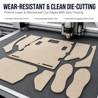 Tissu stratifié en mousse industrielle, largeur 1,5 m, matériau éponge résistant à l'usure pour CNC et découpe à la presse