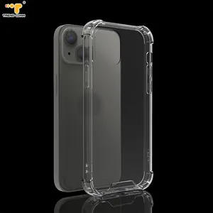 Produsen Tiongkok casing ponsel bening sudut antiair anti-jatuh desain Modern untuk iPhone 6S 14 15 pro max